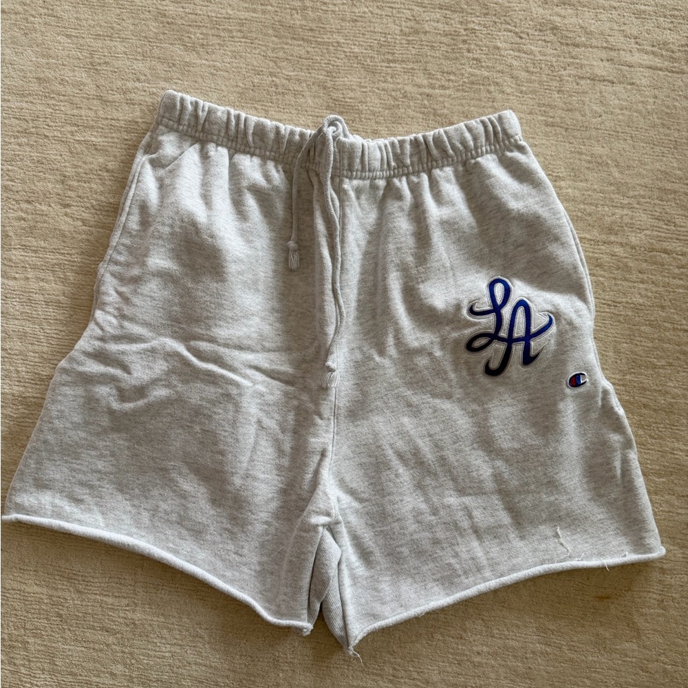 Champion Light Gray Women's Athletic Shorts